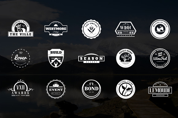 15 Vintage Logos & Badges Vol. 8 in Logo Templates - product preview 4