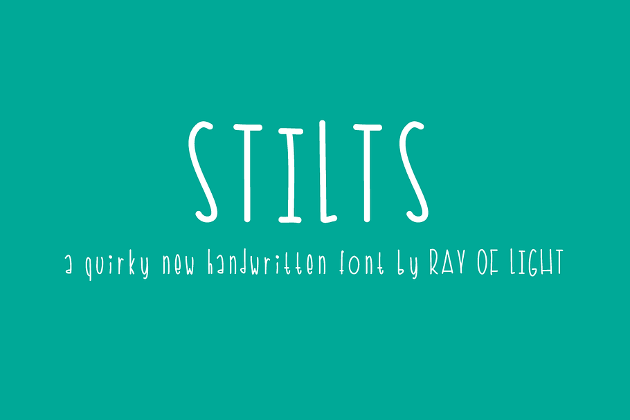 Stilts in Display Fonts - product preview 8