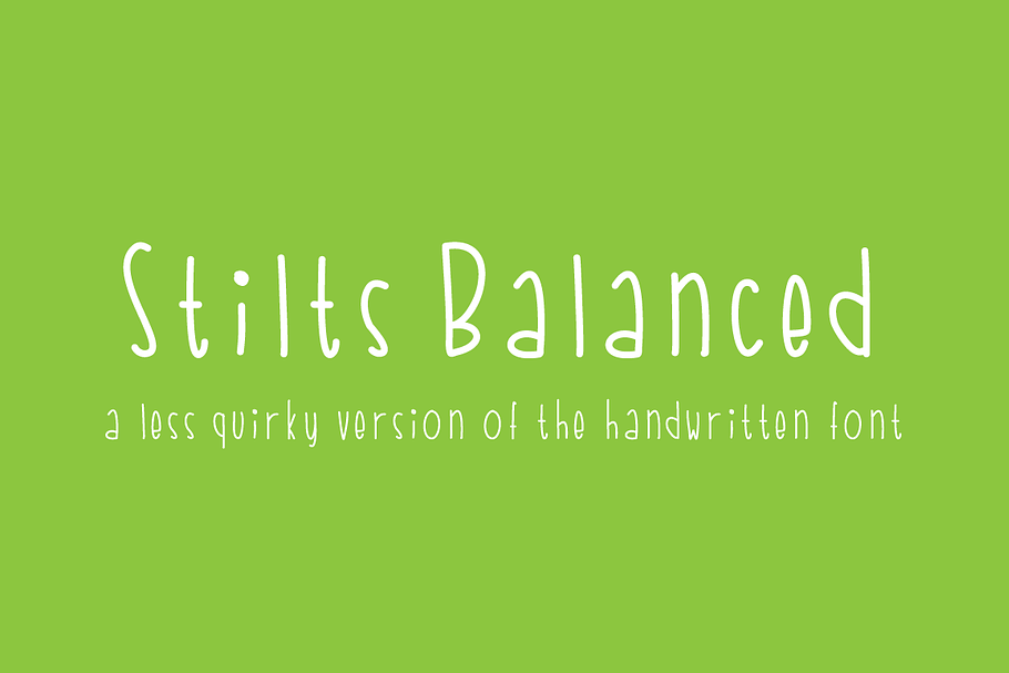 Stilts Balanced in Display Fonts - product preview 8