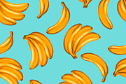 Pattern with bananas.