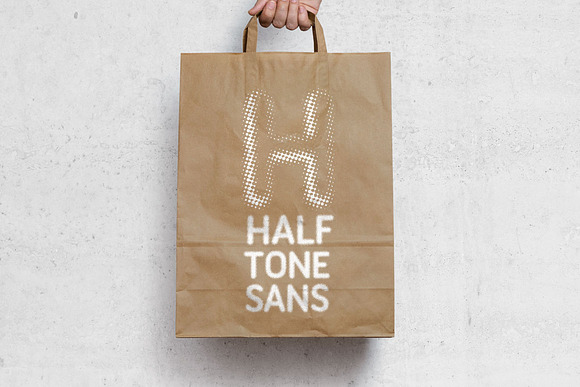 Halftone Sans in Sans-Serif Fonts - product preview 4