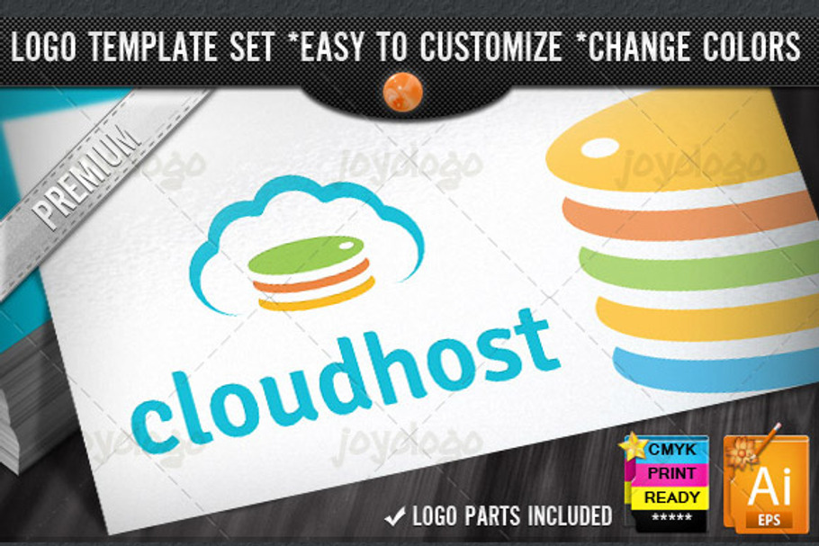 Color Server Cloud Hosting Logo