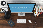iMac mockup top view_5k