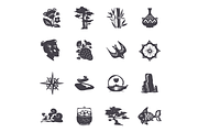 16 Oriental Icons