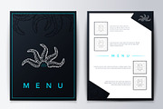 Design menu. Brochure culinary menu