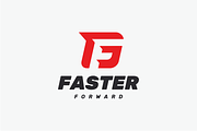 Faster - F G Monogram Logo