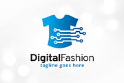 Digital Fashion Logo Template