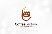 Coffee Factory Logo Template