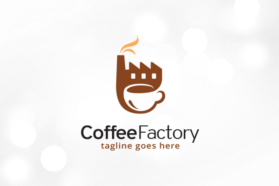 Coffee Factory Logo Template in Logo Templates - product preview 8