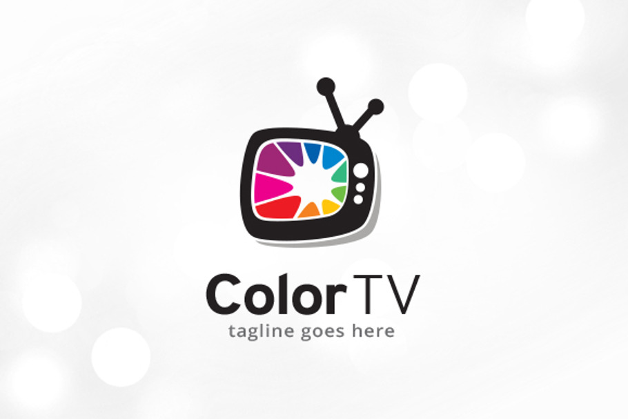 Color TV Logo Template in Logo Templates - product preview 8
