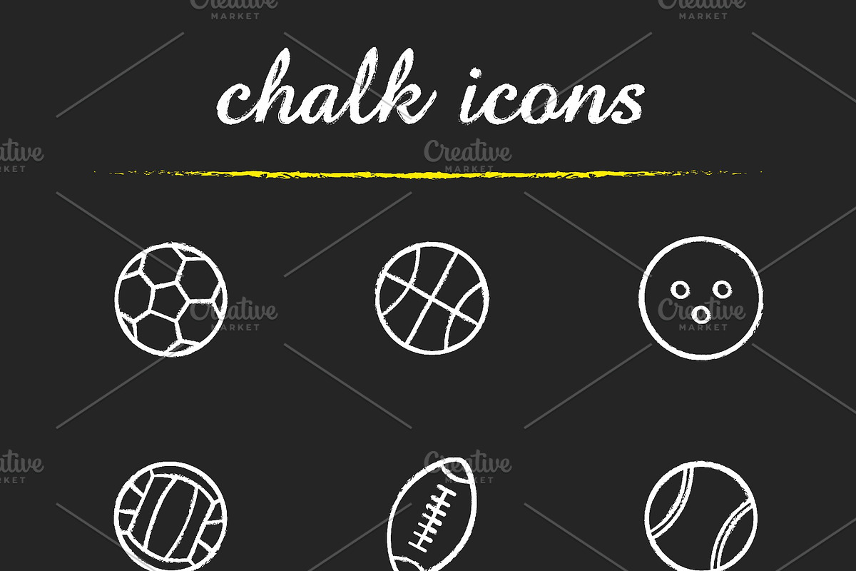 Sport balls icons. Vector in Graphics - product preview 8