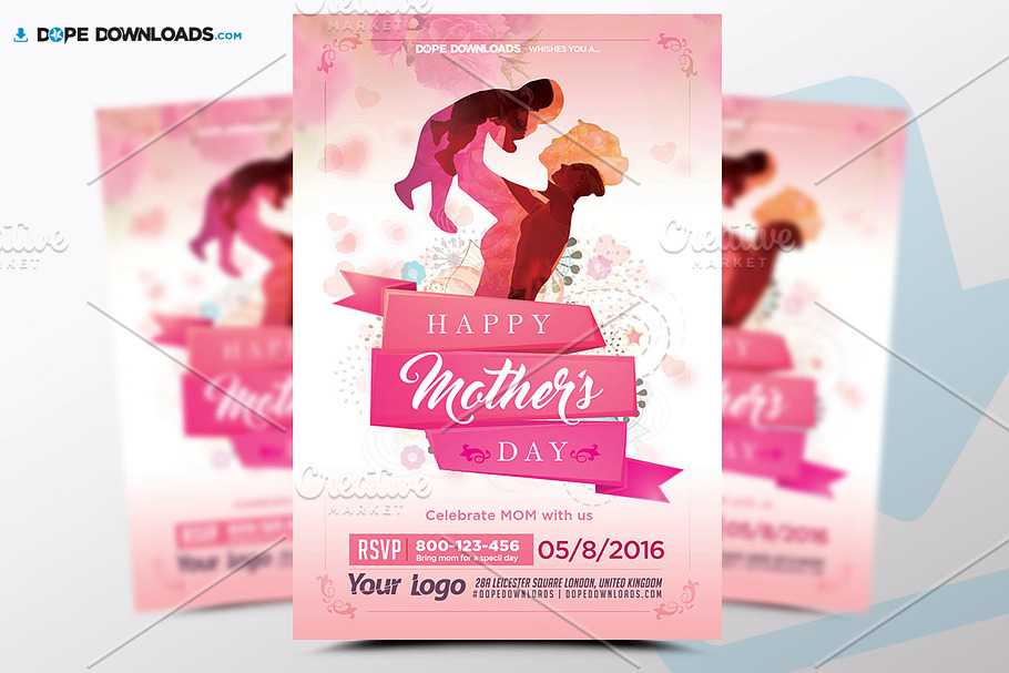 Mother’s Day Flyer Template in Flyer Templates - product preview 8