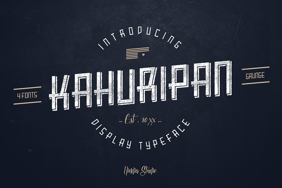 Kahuripan Font - 4 Styles in Display Fonts - product preview 8