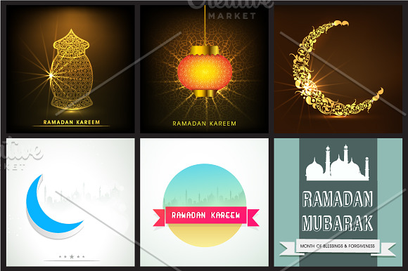 Ramadan Kareem Design Set Vol - 1 in Illustrations - product preview 1