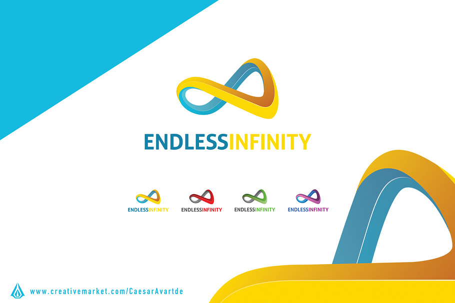 Endless Infinity Logo template in Logo Templates - product preview 8