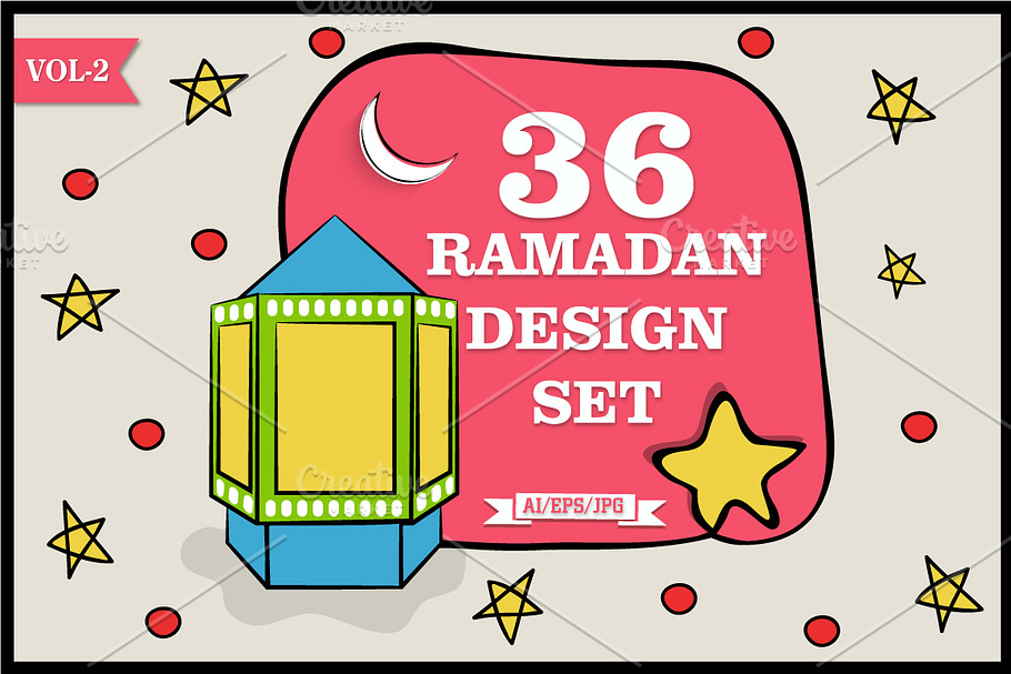 Ramadan Kareem Design Set Vol - 2