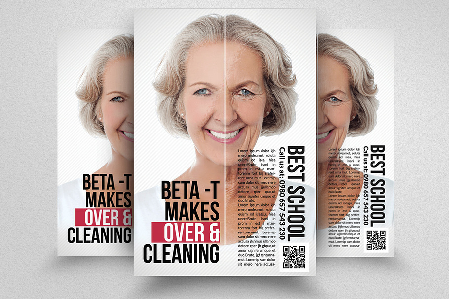 Anti Aging & wrinkles remove Flyer in Flyer Templates - product preview 8