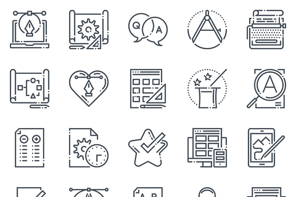 Design icon set