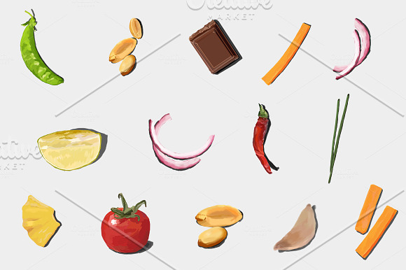 Menu Illustrations in Illustrations - product preview 3