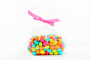 Bag of Pretty Jelly Beans - Pink Bow