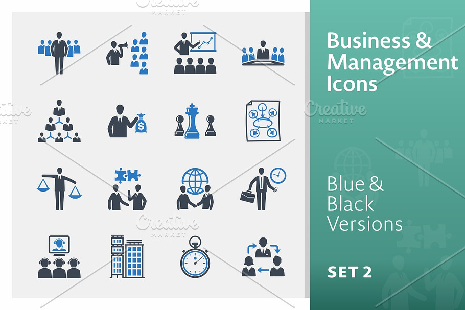 Business & Management Icons - Set 2