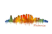 Phoenix Arizona Cityscape Skyline v2