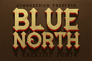 Blue North - Vintage Style Font