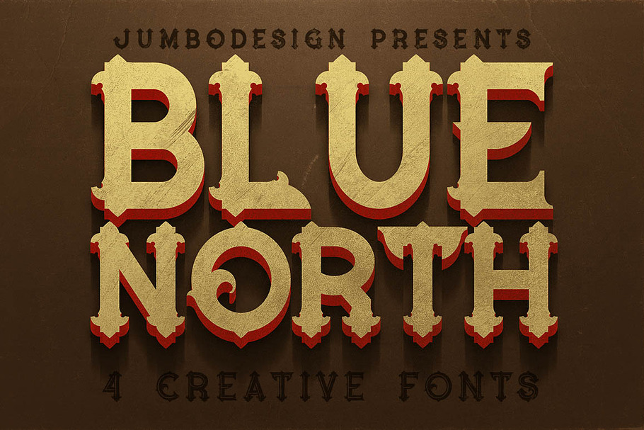 Blue North - Vintage Style Font in Display Fonts - product preview 8