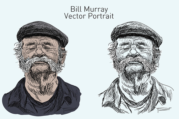 Bill Murray Vector Portrait