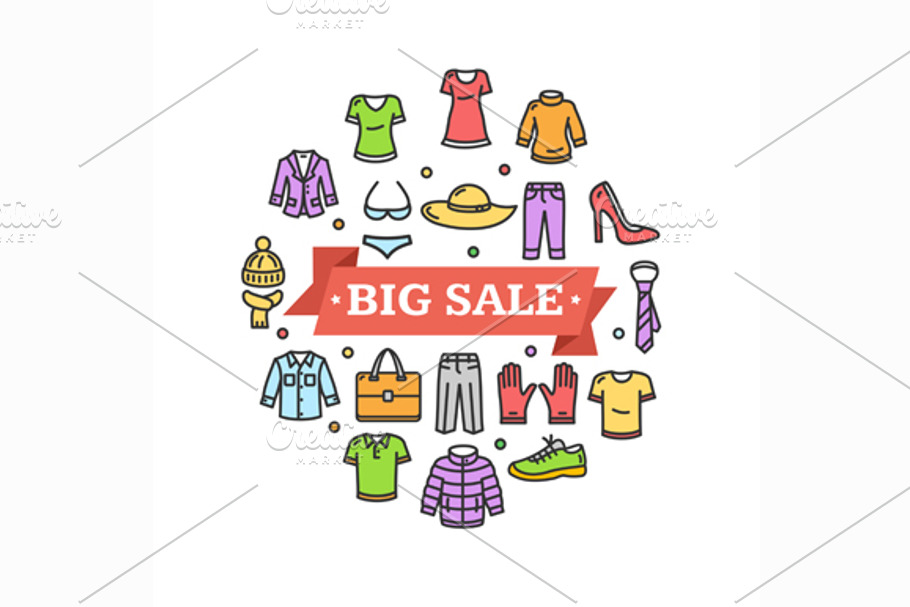 Big Sale Concept. Vector in Illustrations - product preview 8