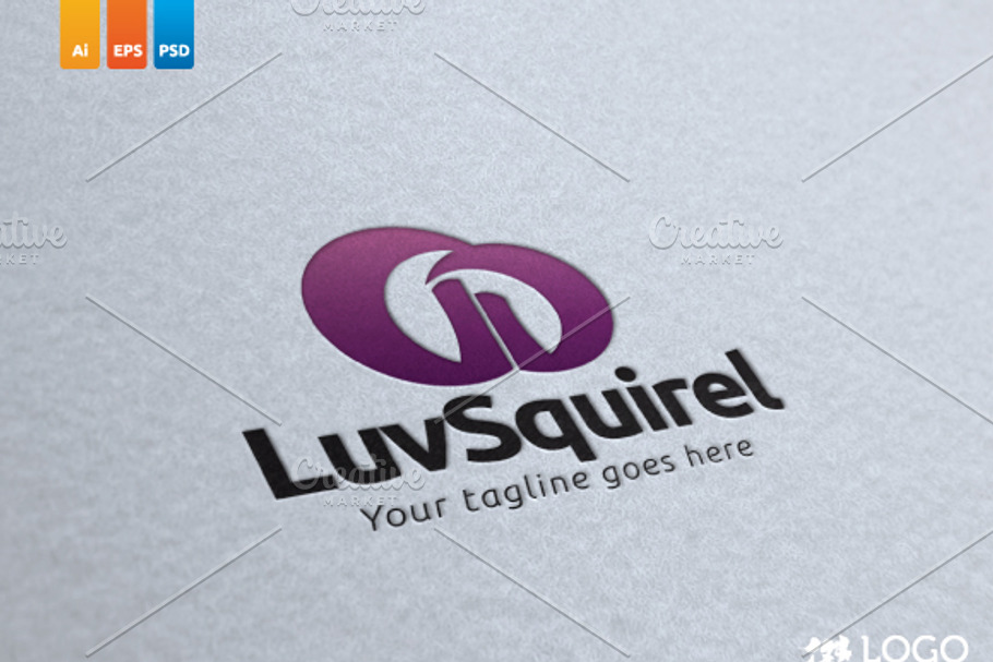 Luv Squirel in Logo Templates - product preview 8