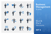 Business & Management Icons 2 | Blue