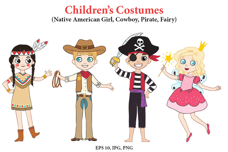 Children's Costumes for party! in Objects - product preview 8