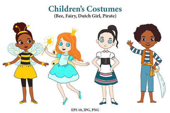 Children's Costumes for party! in Objects - product preview 2