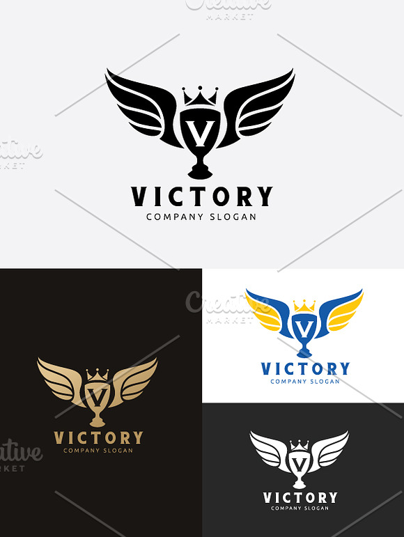 Victory Logo in Logo Templates - product preview 2