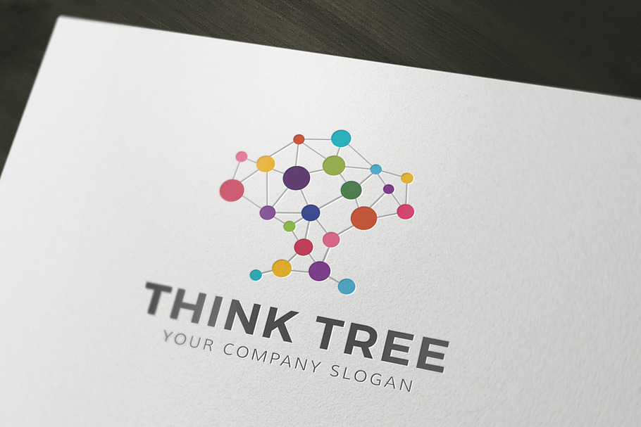 Think Tree in Logo Templates - product preview 8