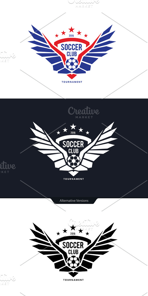 Soccer Club Logo in Logo Templates - product preview 2