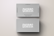 Dharma Modern Grey Business Card