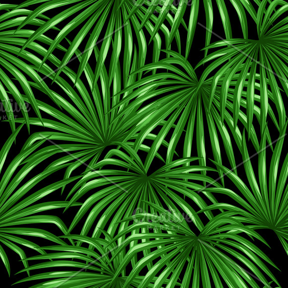 Patterns with palms leaves. | Creative Daddy