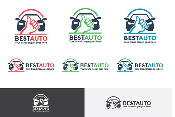 Best Auto Car Logo in Logo Templates - product preview 3