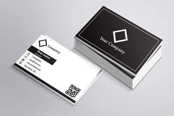 Squbrbc Business Card Template in Business Card Templates - product preview 1