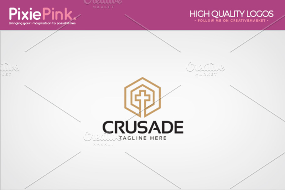 Crusade Logo Template in Logo Templates - product preview 8