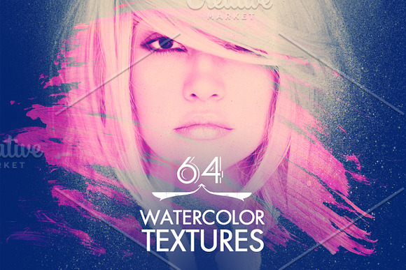 64 Watercolor Textures in Textures - product preview 3