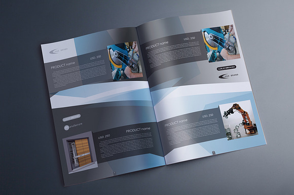 Indesign Multipurpose Catalog Silver in Brochure Templates - product preview 5
