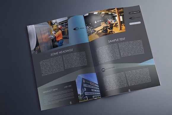 Indesign Multipurpose Catalog Silver in Brochure Templates - product preview 7