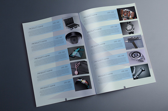 Indesign Multipurpose Catalog Silver in Brochure Templates - product preview 8