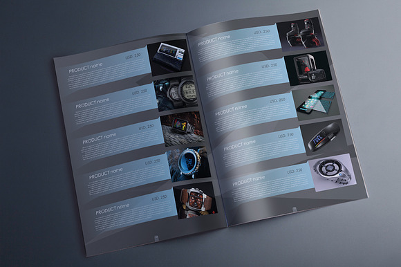 Indesign Multipurpose Catalog Silver in Brochure Templates - product preview 10