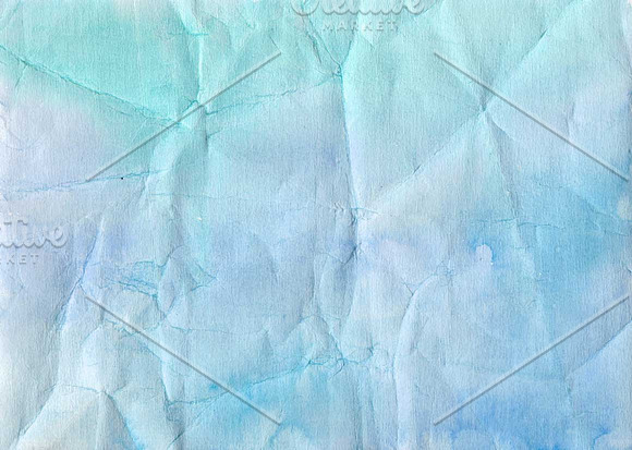 Crumpled watercolor texture in Textures - product preview 1