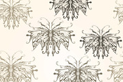 Vector Seamless Pattern with Vintage