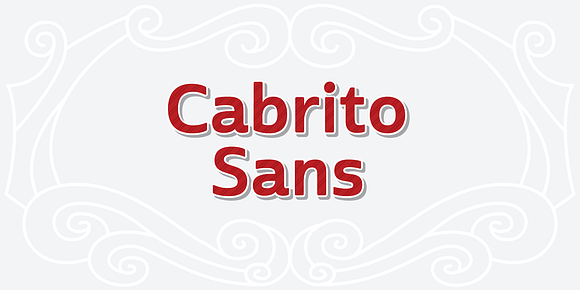 Cabrito Sans in Sans-Serif Fonts - product preview 4